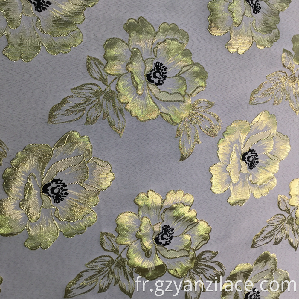Floral Jacquard Fabric